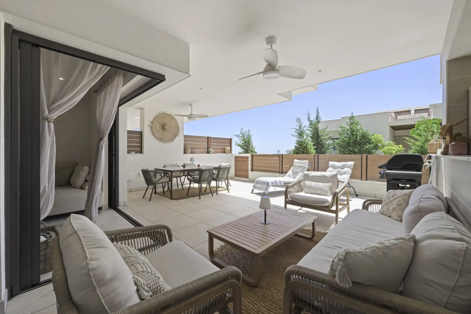 Terrassa de Planta baixa en venda en Mijas amb Aire condicionat, Terrassa i Piscina