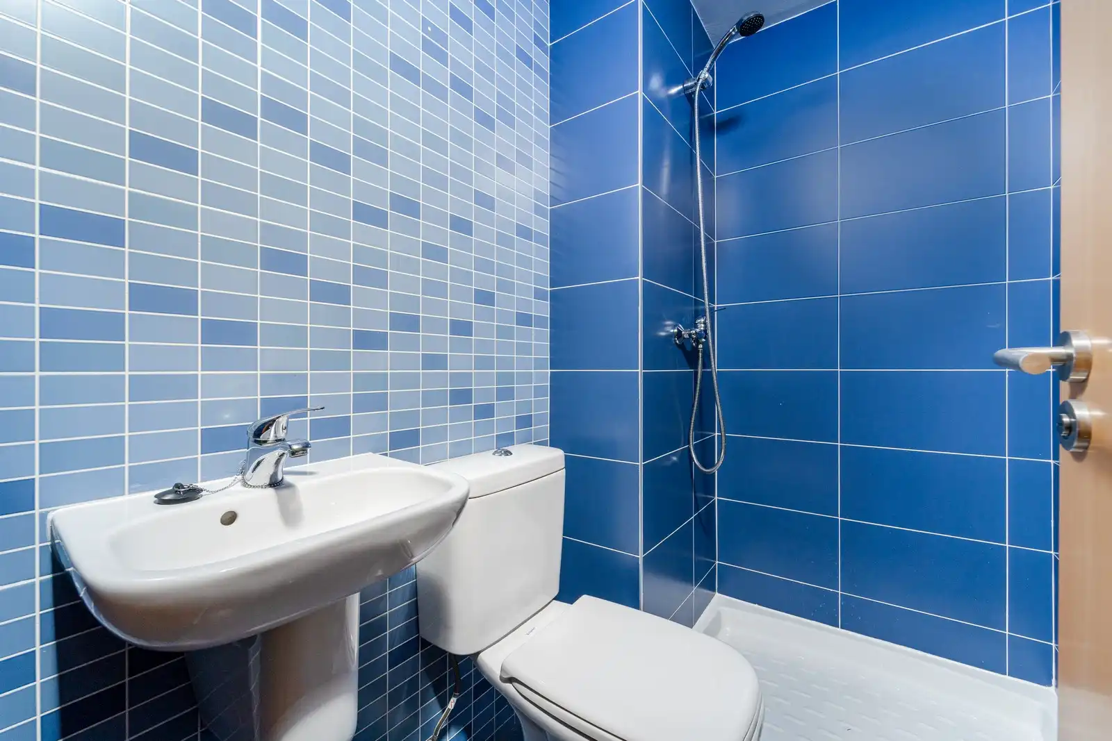 Badezimmer von Wohnung zur Miete in Getafe mit Parkett, Terrasse und Abstellraum