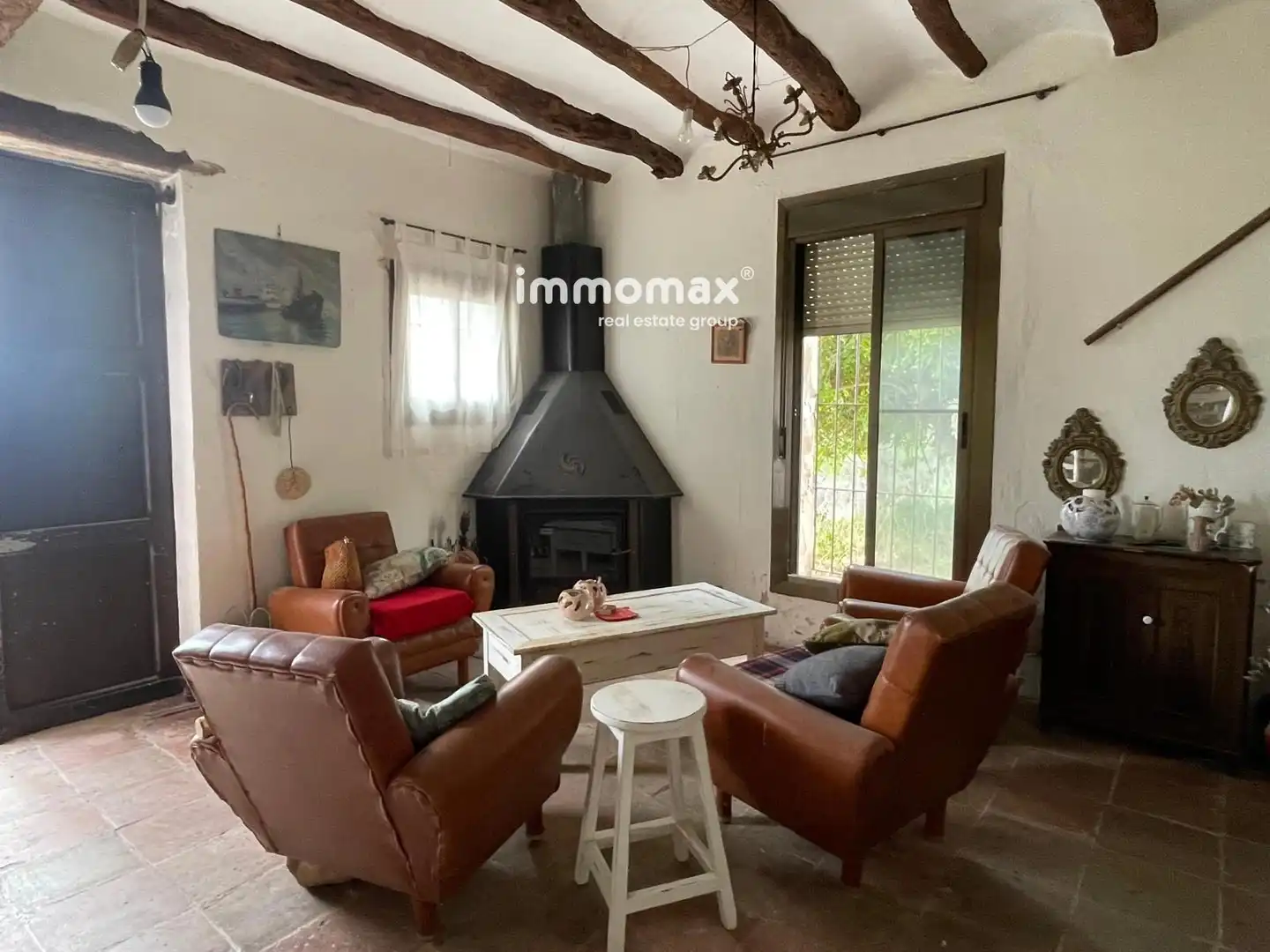 Sala de estar de Casa o chalet en venta en Xerta con Trastero, Piscina y Amueblado