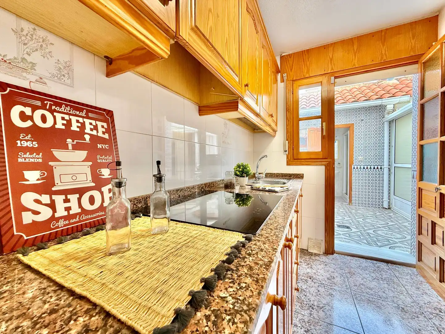 Cocina de Dúplex en venta en San Javier con Aire acondicionado, Jardín privado y Trastero