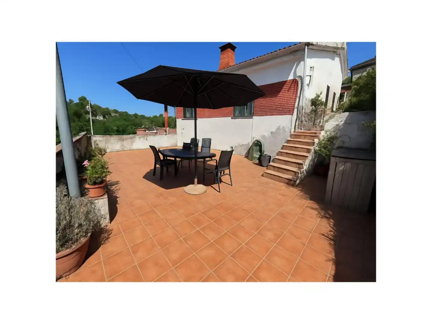 Terrassa de Casa o xalet en venda en Lliçà d'Amunt amb Jardí privat, Traster i Piscina
