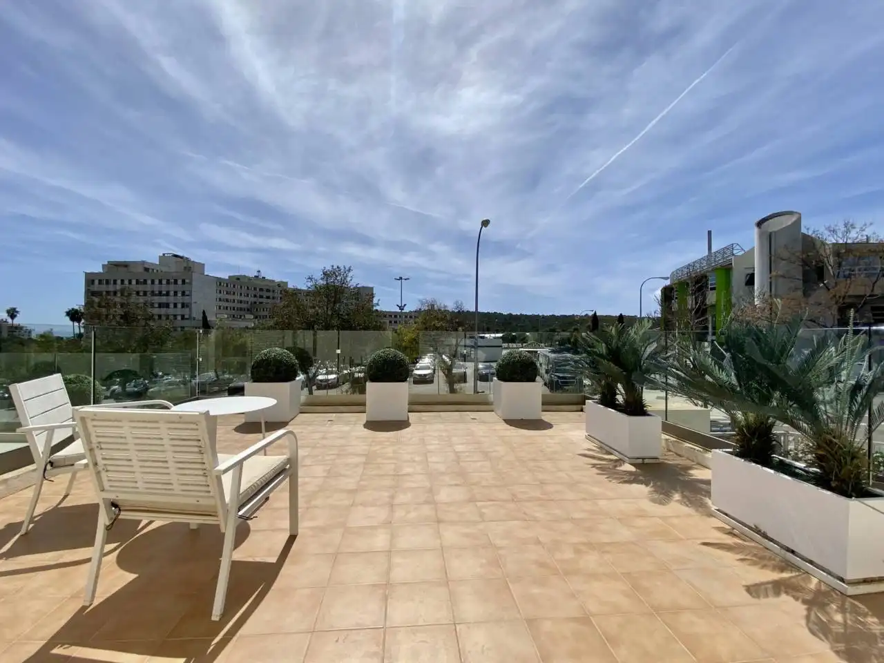 Terrasse von Einfamilien-Reihenhaus zur Miete in Ponent