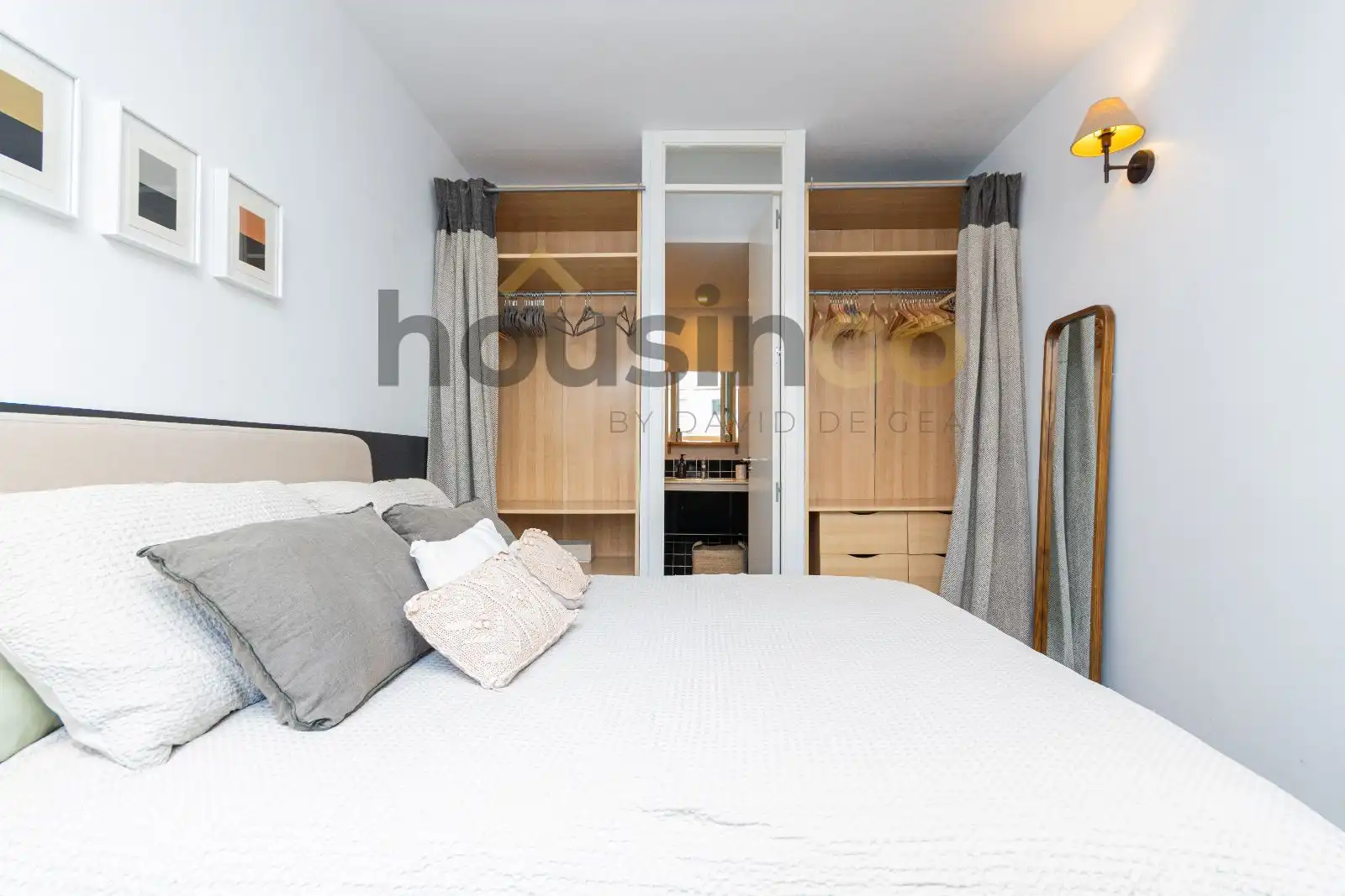 Bedroom of Flat for rent in Madrid  with Air Conditioner, Heating and Parquet flooring