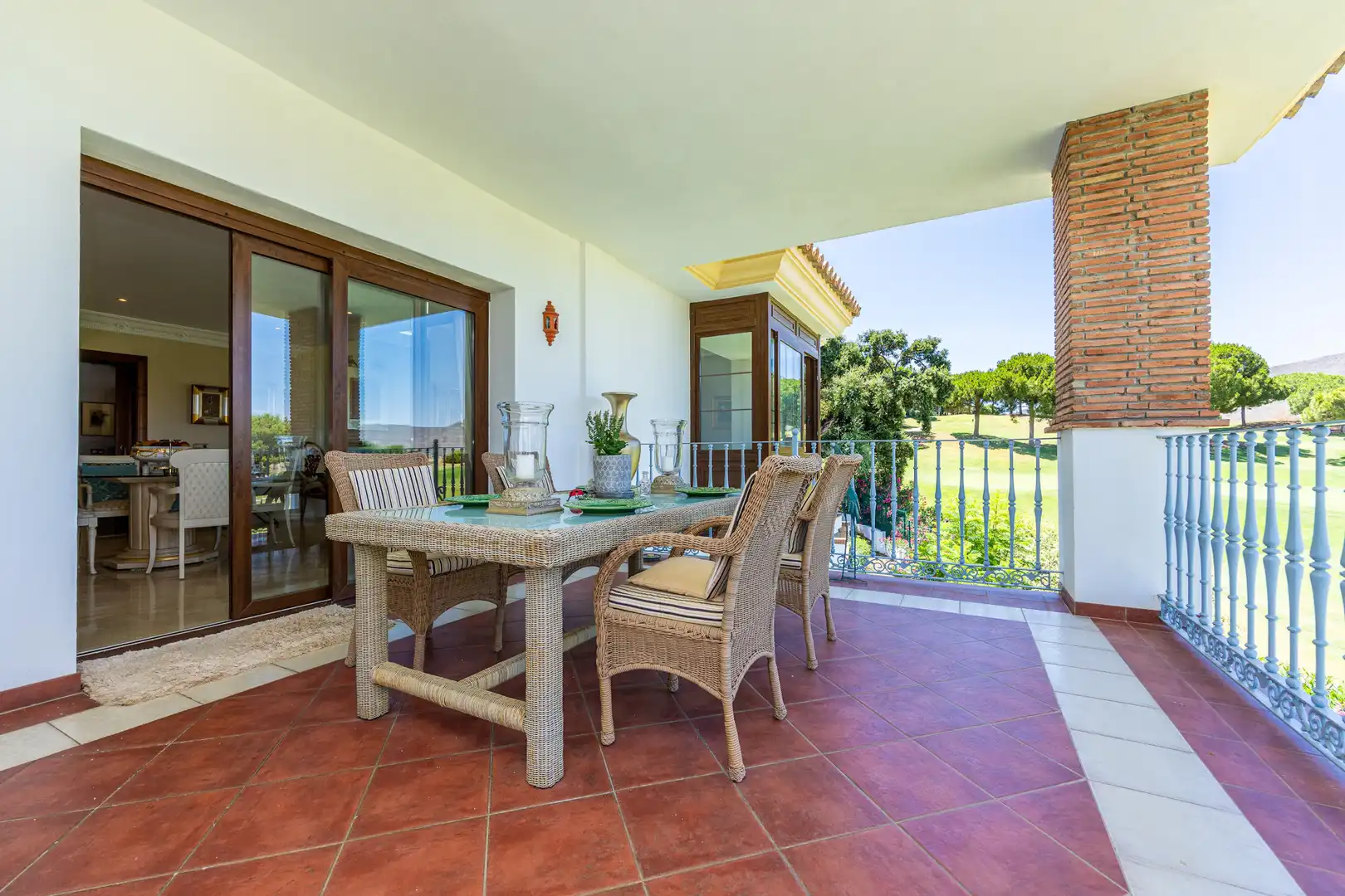 Terraza de Casa o chalet en venta en Mijas con Aire acondicionado, Jardín privado y Terraza