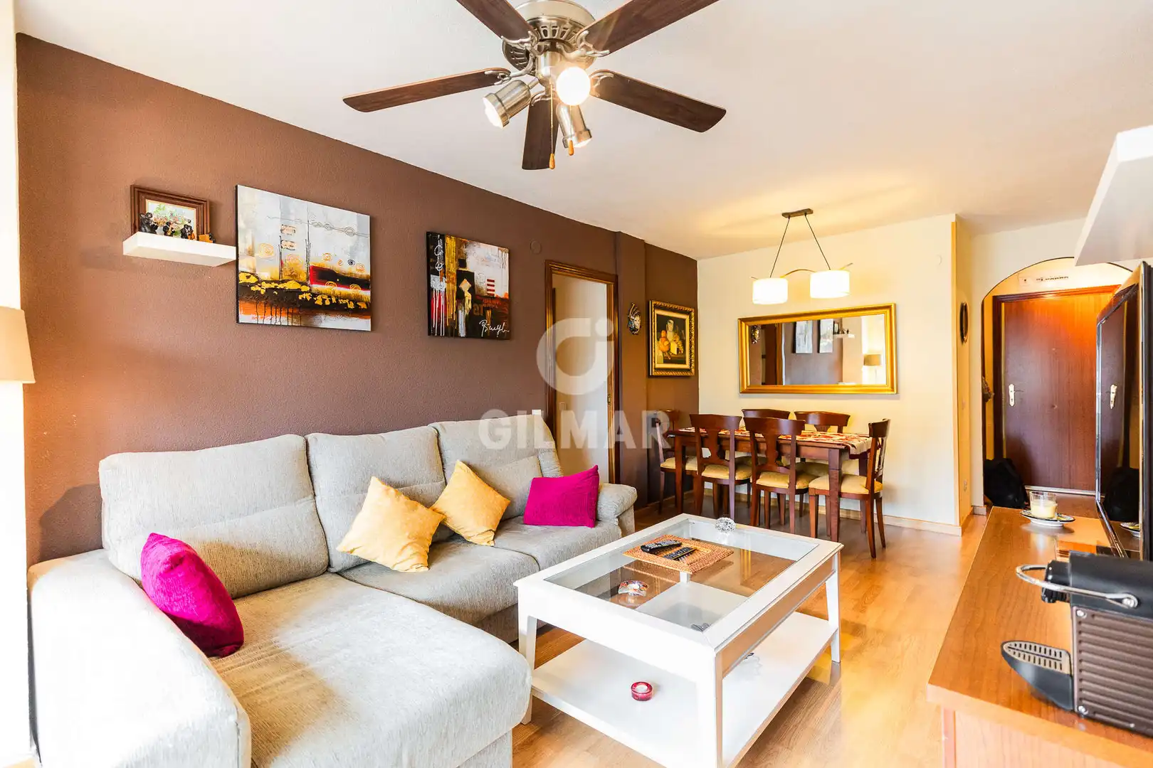 Sala de estar de Piso en venta en Guadarrama con Calefacción, Jardín privado y Piscina