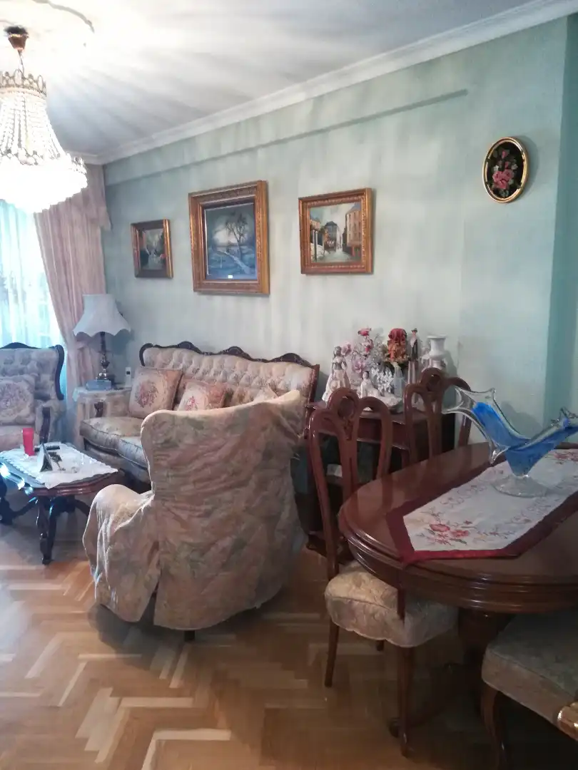 Living room of Flat for sale in Móstoles  with Heating, Parquet flooring and Terrace