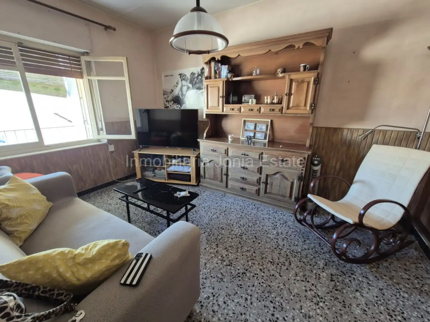 Sala d'estar de Apartament en venda en Villajoyosa / La Vila Joiosa amb Aire condicionat, Jardí privat i Terrassa