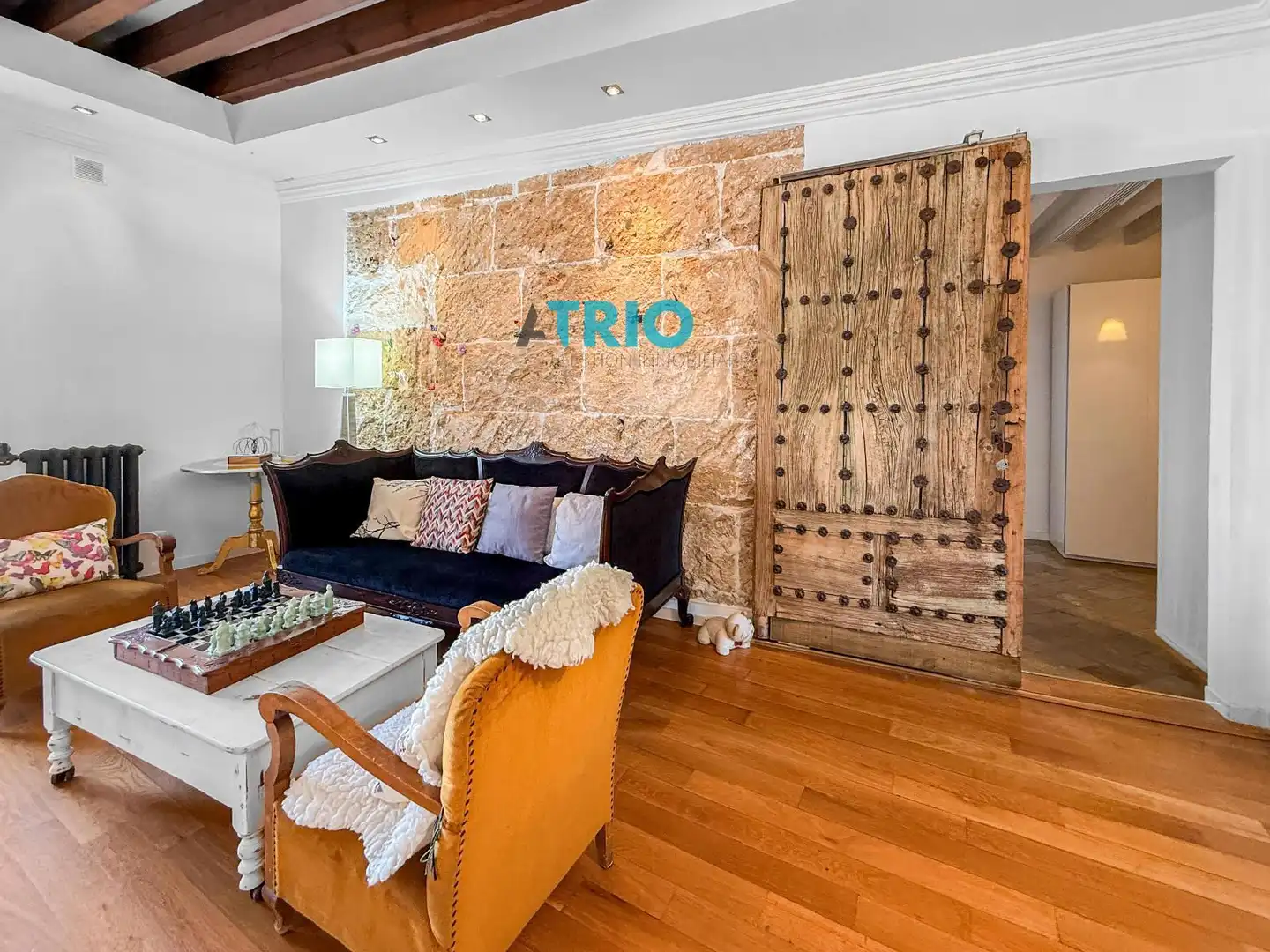 Sala d'estar de Àtic en venda en  Palma de Mallorca amb Aire condicionat, Calefacció i Terrassa