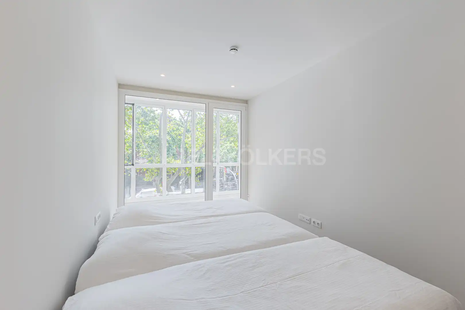Schlafzimmer von Wohnung zum Verkauf in Barcelona mit Klimaanlage, Heizung und Parkett