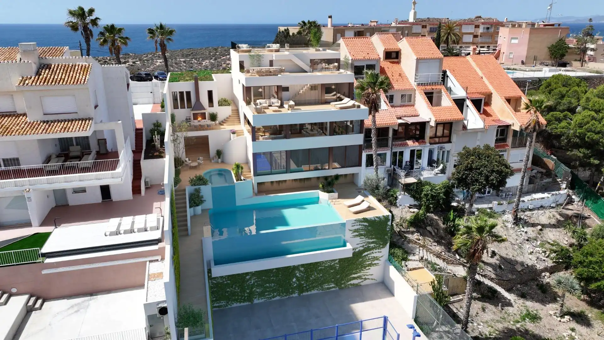 Villa mit Pool zum Verkauf in Avenida de Maro Santo, imagen 3