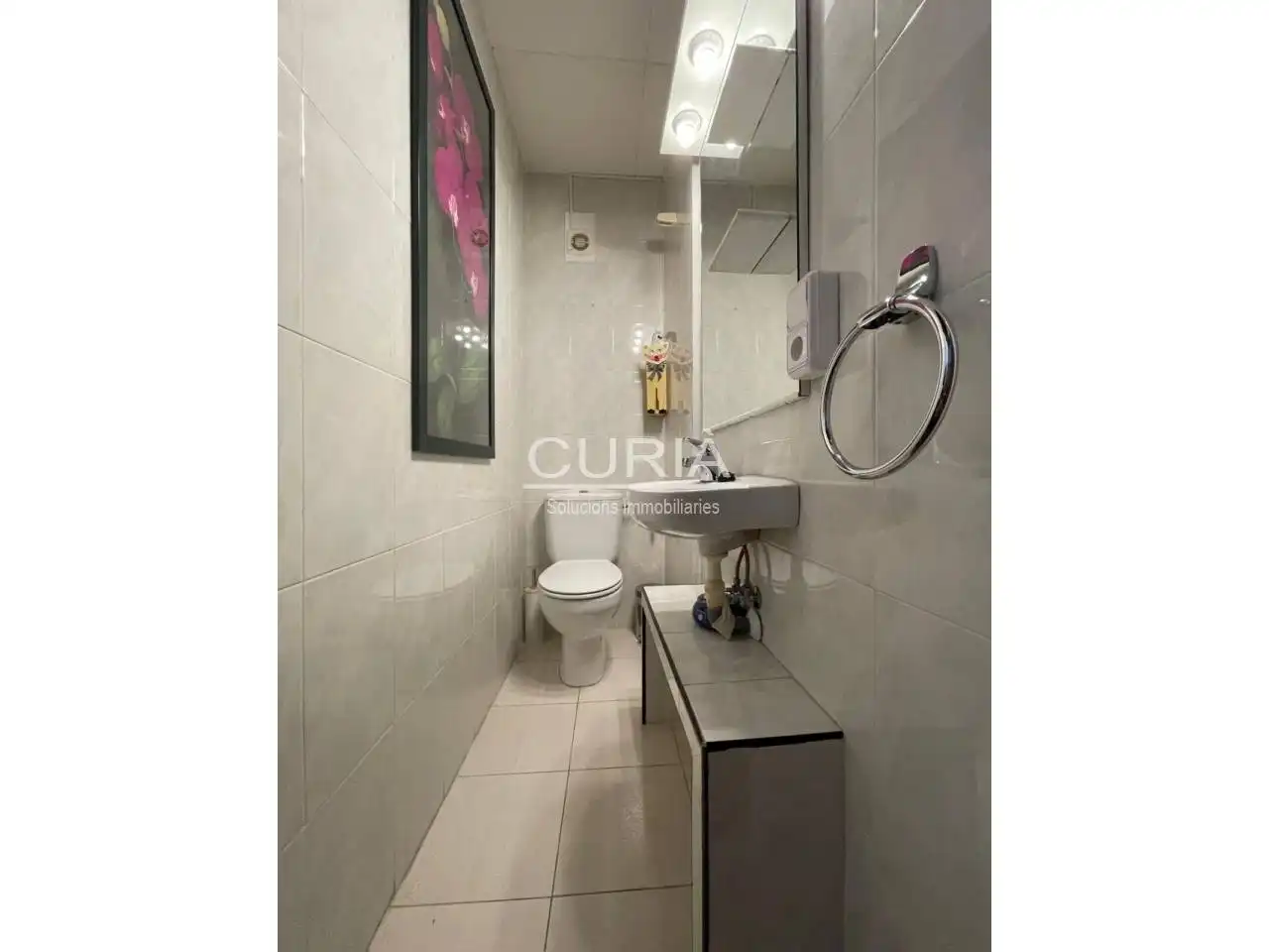 Bathroom of Flat for rent in Lleida  with Air Conditioner, Heating and Furnished