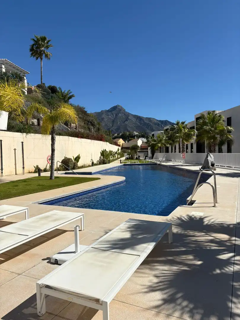 Swimming pool of Ground floor for rent in Marbella  with Air Conditioner, Heating and Terrace