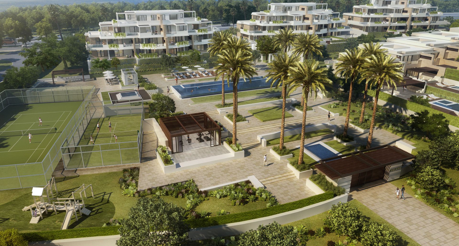 Jardí de Apartament en venda en Estepona amb Aire condicionat, Terrassa i Traster