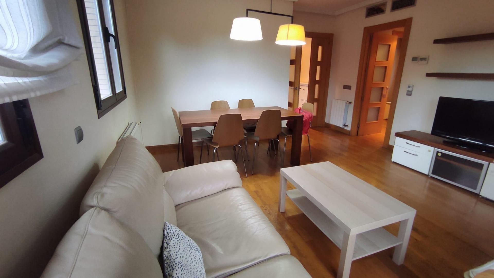 Living room of Flat to rent in  Almería Capital  with Air Conditioner, Terrace and Furnished