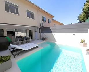 Swimming pool of Single-family semi-detached for sale in Subirats  with Air Conditioner, Terrace and Swimming Pool