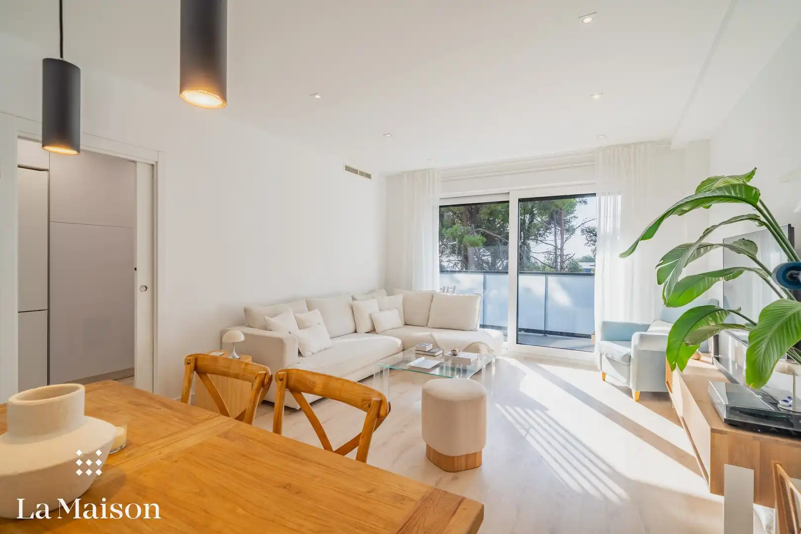 Wohnzimmer von Wohnung zum Verkauf in Sant Andreu de Llavaneres mit Heizung, Abstellraum und Balkon