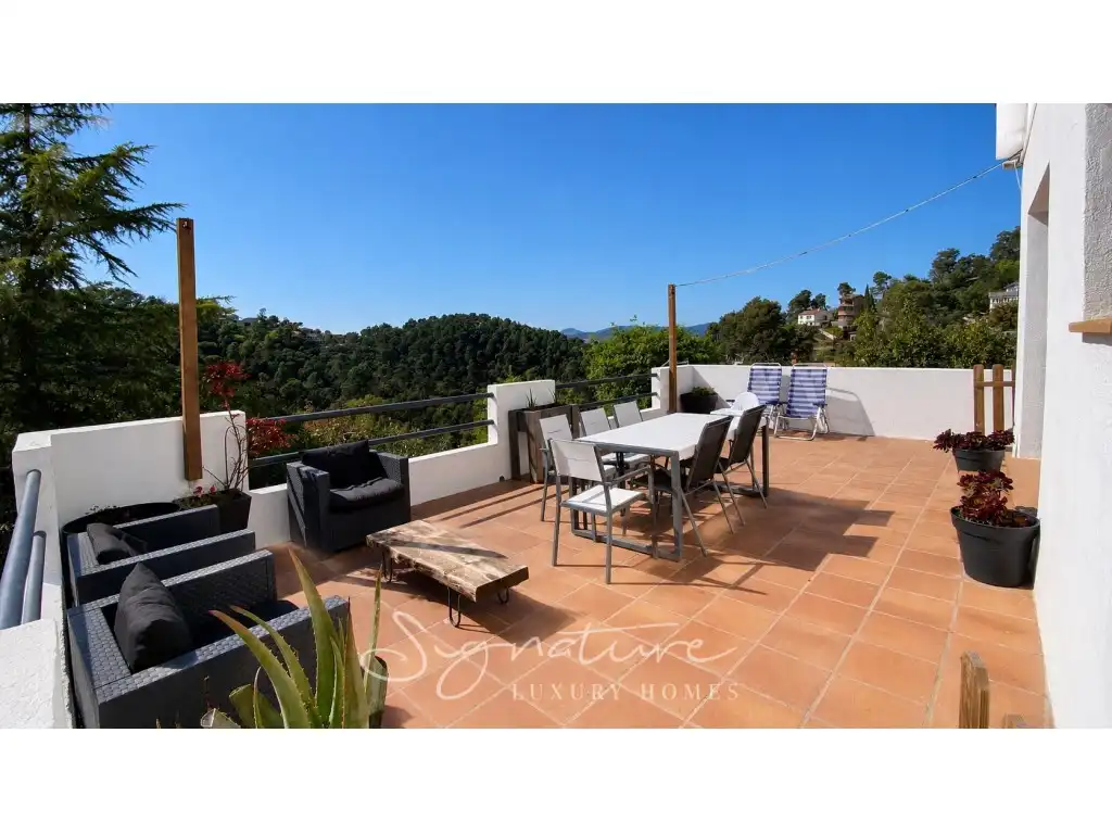 Terraza de Casa o chalet de alquiler en Sant Cugat del Vallès con Terraza y Piscina