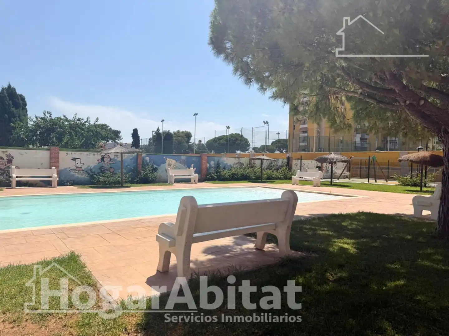 Piscina de Pis en venda en Canet d'En Berenguer amb Aire condicionat, Terrassa i Piscina comunitària