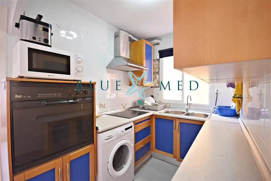 Cocina de Apartamento en venta en Mazarrón con Aire acondicionado, Terraza y Amueblado