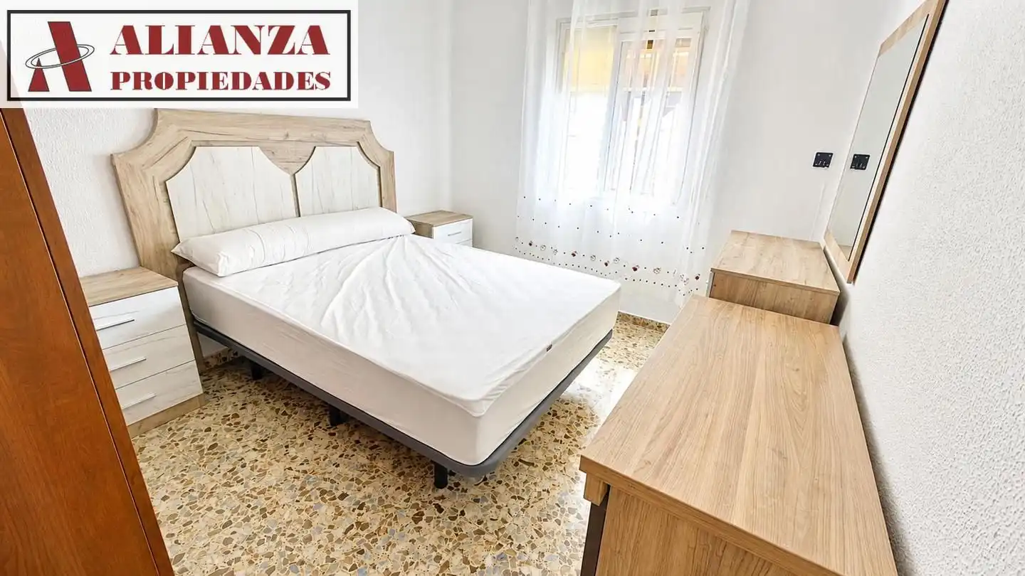 Bedroom of Flat for rent in Málaga  with Terrace