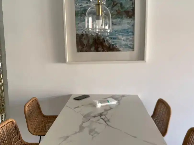 Esszimmer von Dachboden zur Miete in Sanxenxo mit Möbliert