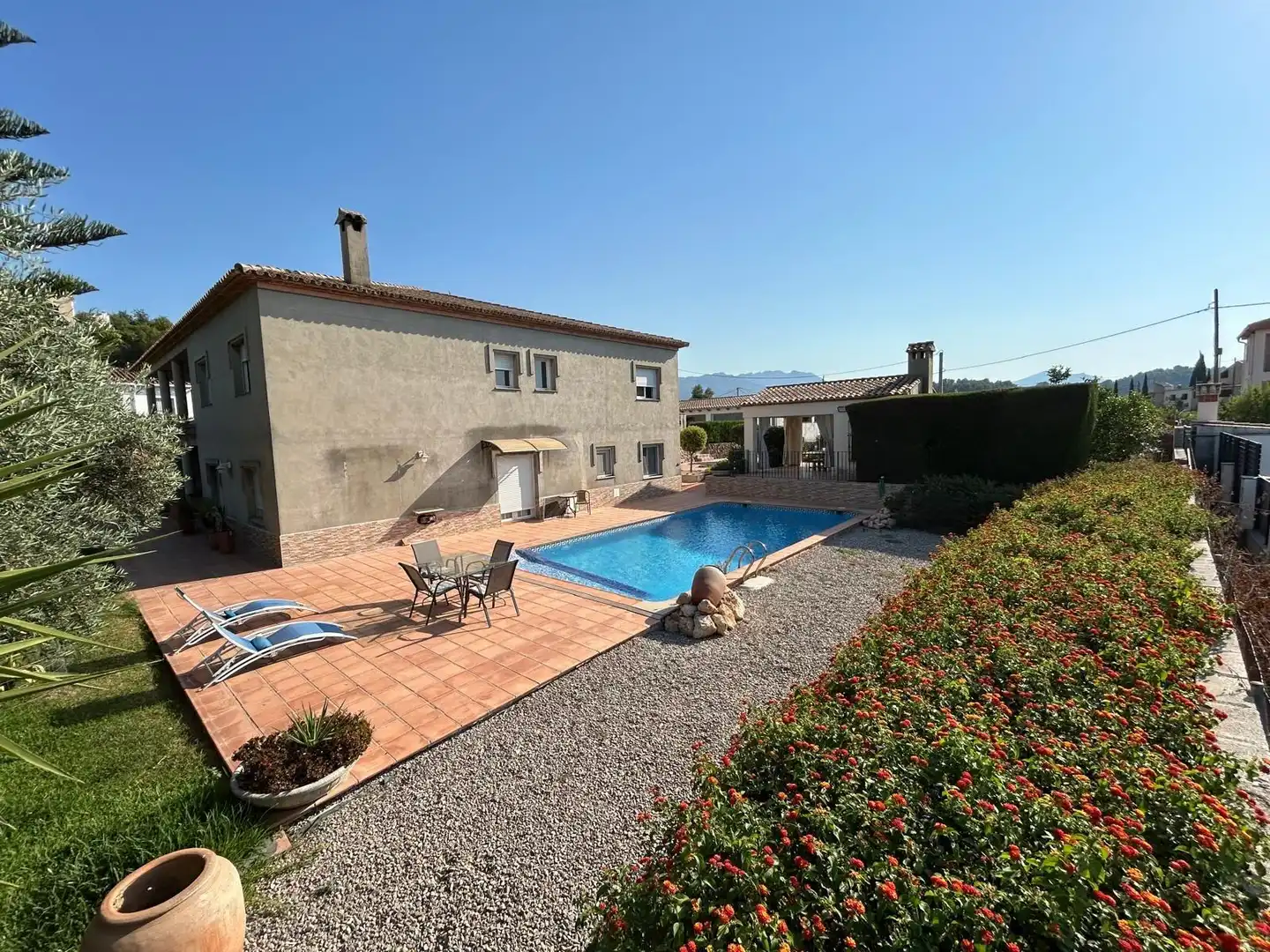 Vista exterior de Casa o chalet en venta en La Font d'en Carròs con Aire acondicionado, Calefacción y Jardín privado