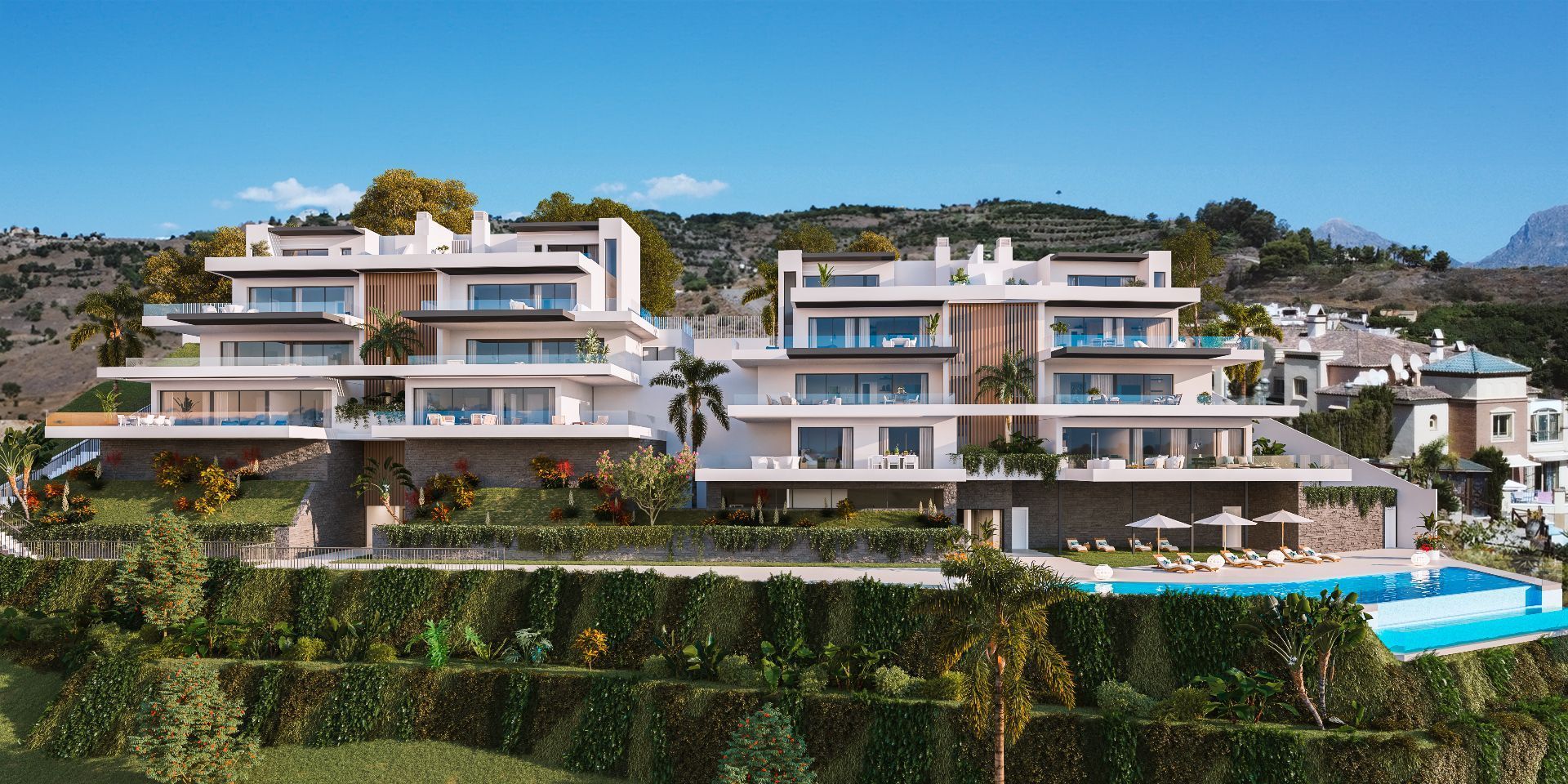 Vista exterior de Pis en venda en Torrox amb Aire condicionat, Traster i Piscina comunitària