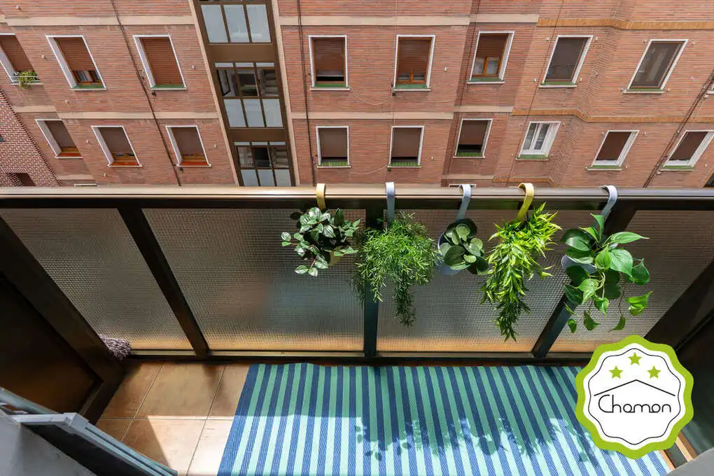 Balcony of Flat for sale in Portugalete  with Heating, Terrace and Storage room