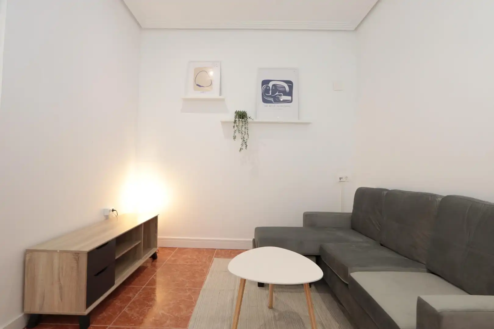 Sala d'estar de Casa o xalet de lloguer en Cartagena amb Terrassa i Moblat