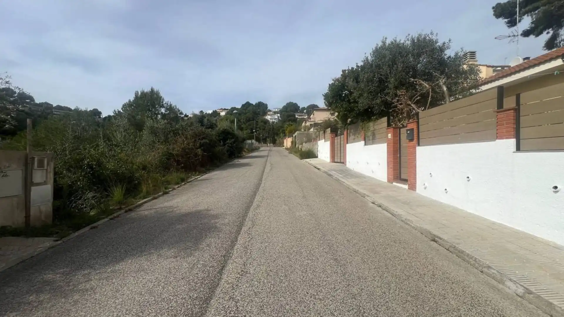 Vista exterior de Terreny industrial en venda en Cunit
