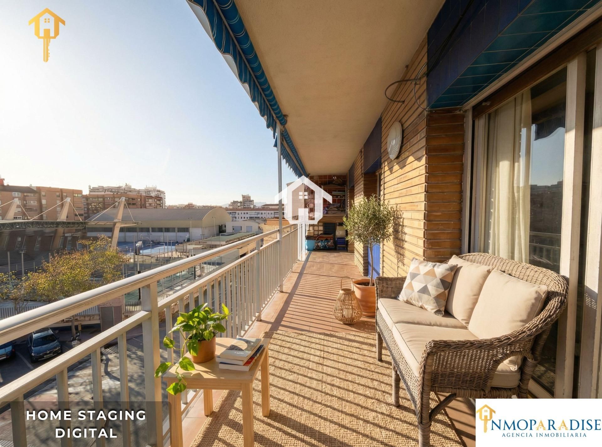 Terraza de Piso en venta en Alicante / Alacant con Terraza