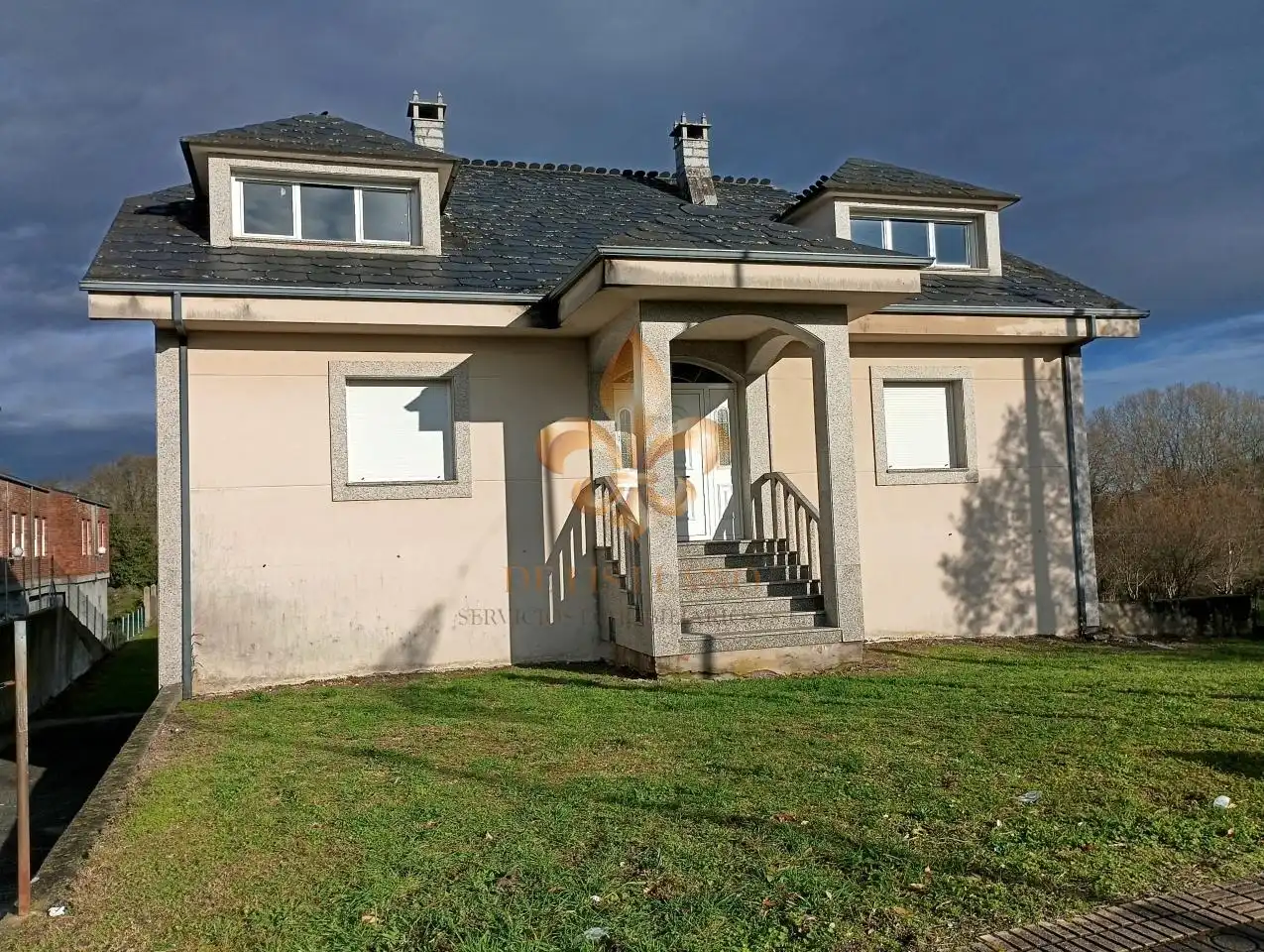 Vista exterior de Casa o chalet en venta en Friol con Calefacción y Jardín privado