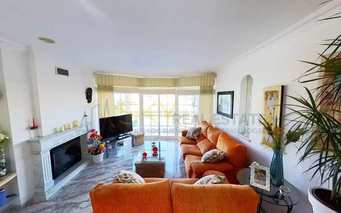 Sala d'estar de Casa o xalet en venda en Llucmajor amb Aire condicionat, Jardí privat i Traster