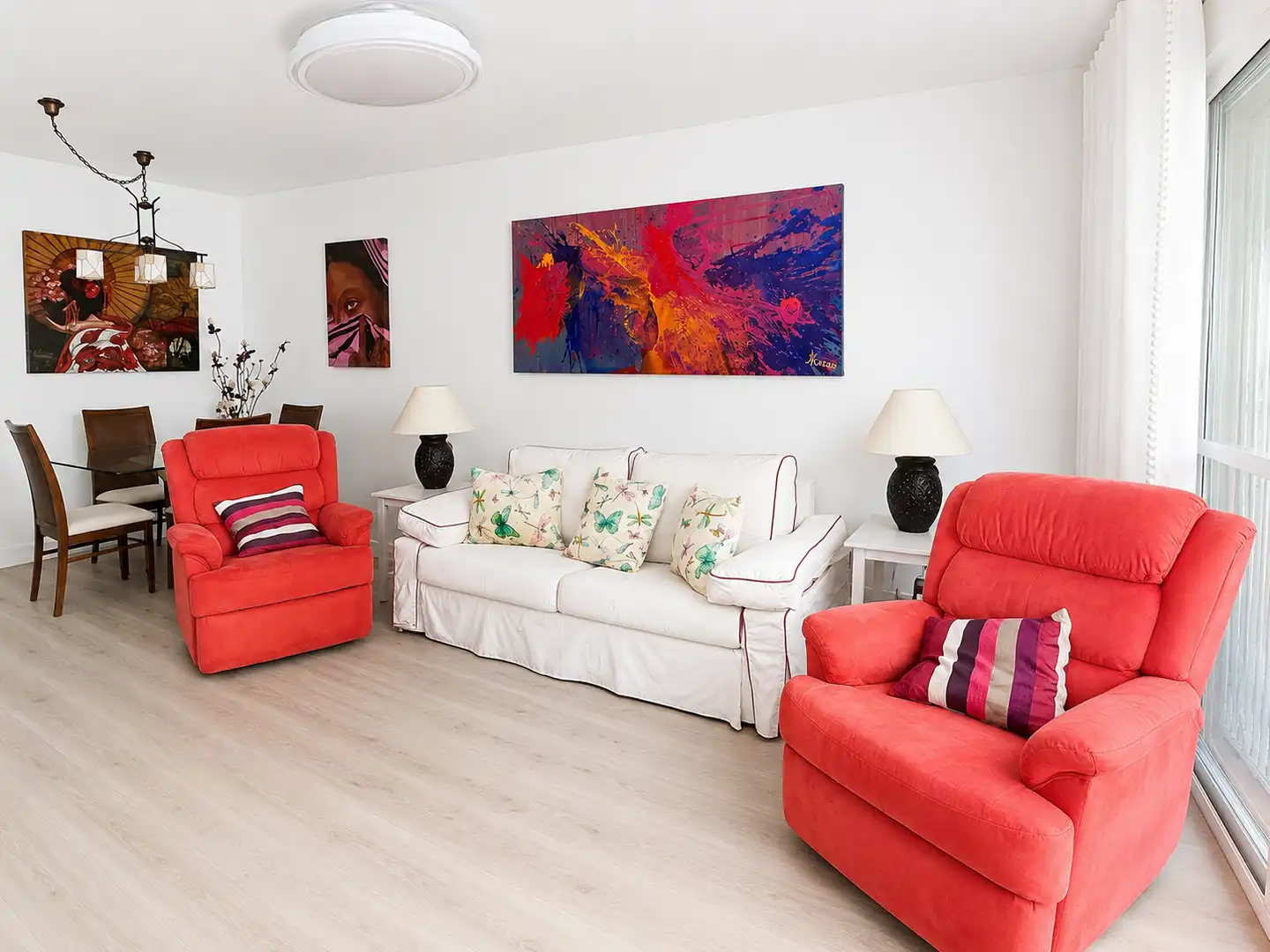 Living room of Apartments for rent in Altea  with Air Conditioner, Heating and Terrace