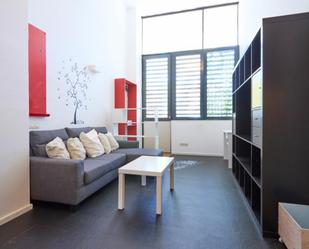 Sala d'estar de Apartament de lloguer en  Barcelona Capital amb Aire condicionat