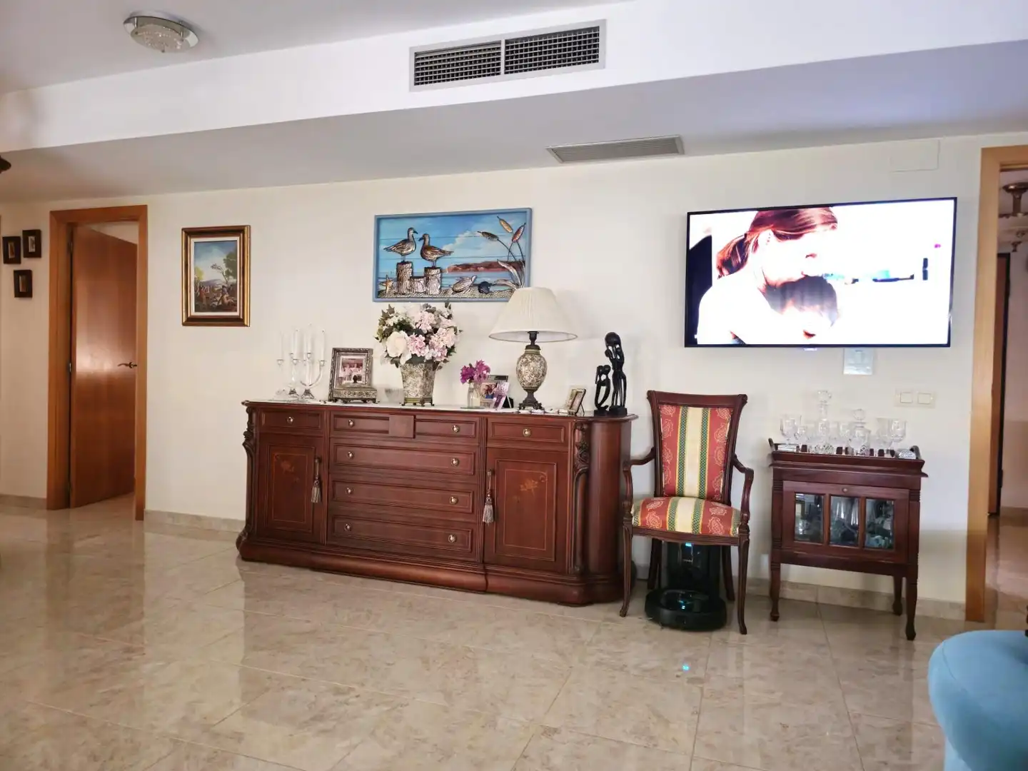 Sala d'estar de Àtic en venda en Jávea / Xàbia amb Aire condicionat, Calefacció i Jardí privat