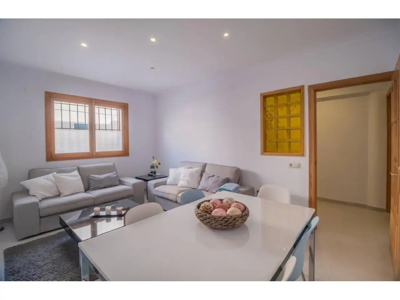 Wohnzimmer von Wohnung zum Verkauf in  Palma de Mallorca mit Klimaanlage, Terrasse und Möbliert