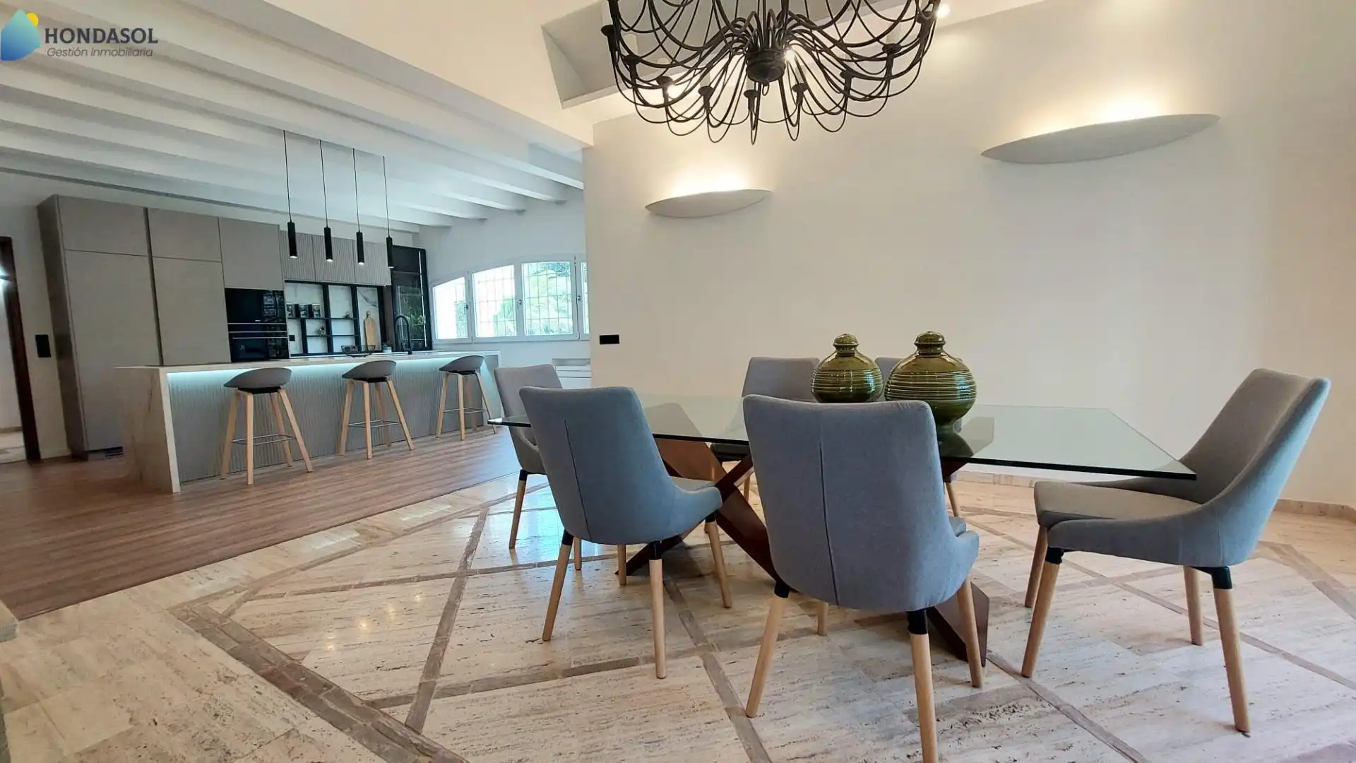 Menjador de Casa o xalet en venda en Cartagena amb Aire condicionat, Jardí privat i Terrassa