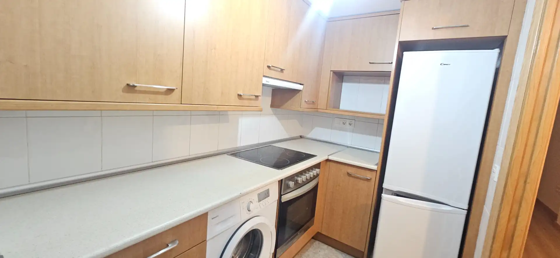 Kitchen of Flat for sale in Cuarte de Huerva  with Heating, Parquet flooring and Terrace