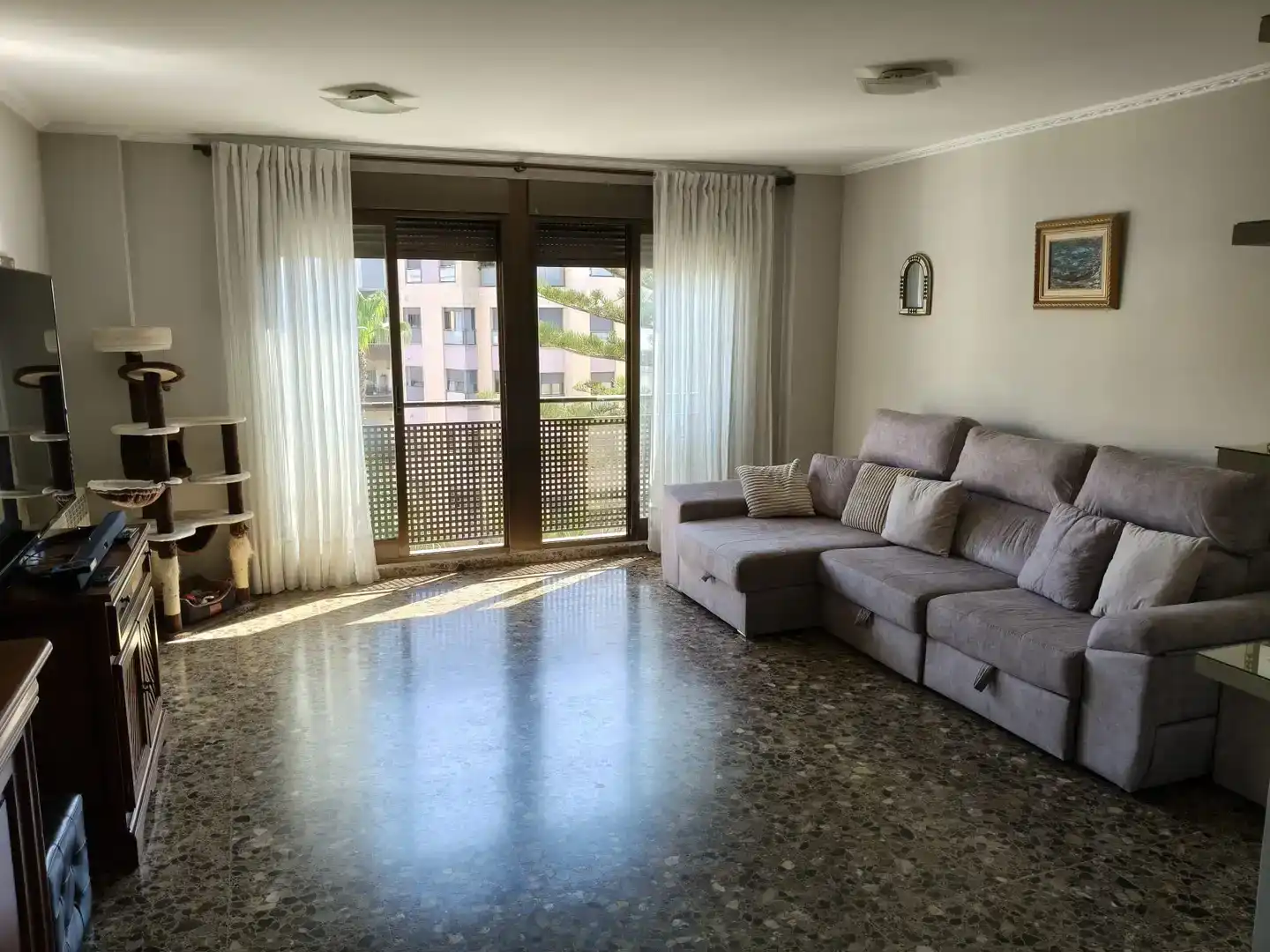 Sala d'estar de Pis en venda en Burriana / Borriana amb Balcó