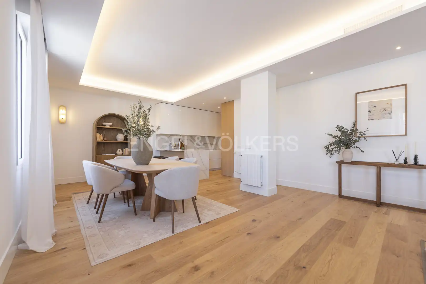 Wohnzimmer von Wohnung zur Miete in Madrid mit Klimaanlage, Heizung und Möbliert