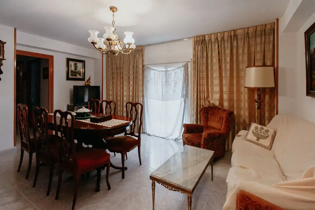 Sala de estar de Piso en venta en Santiago