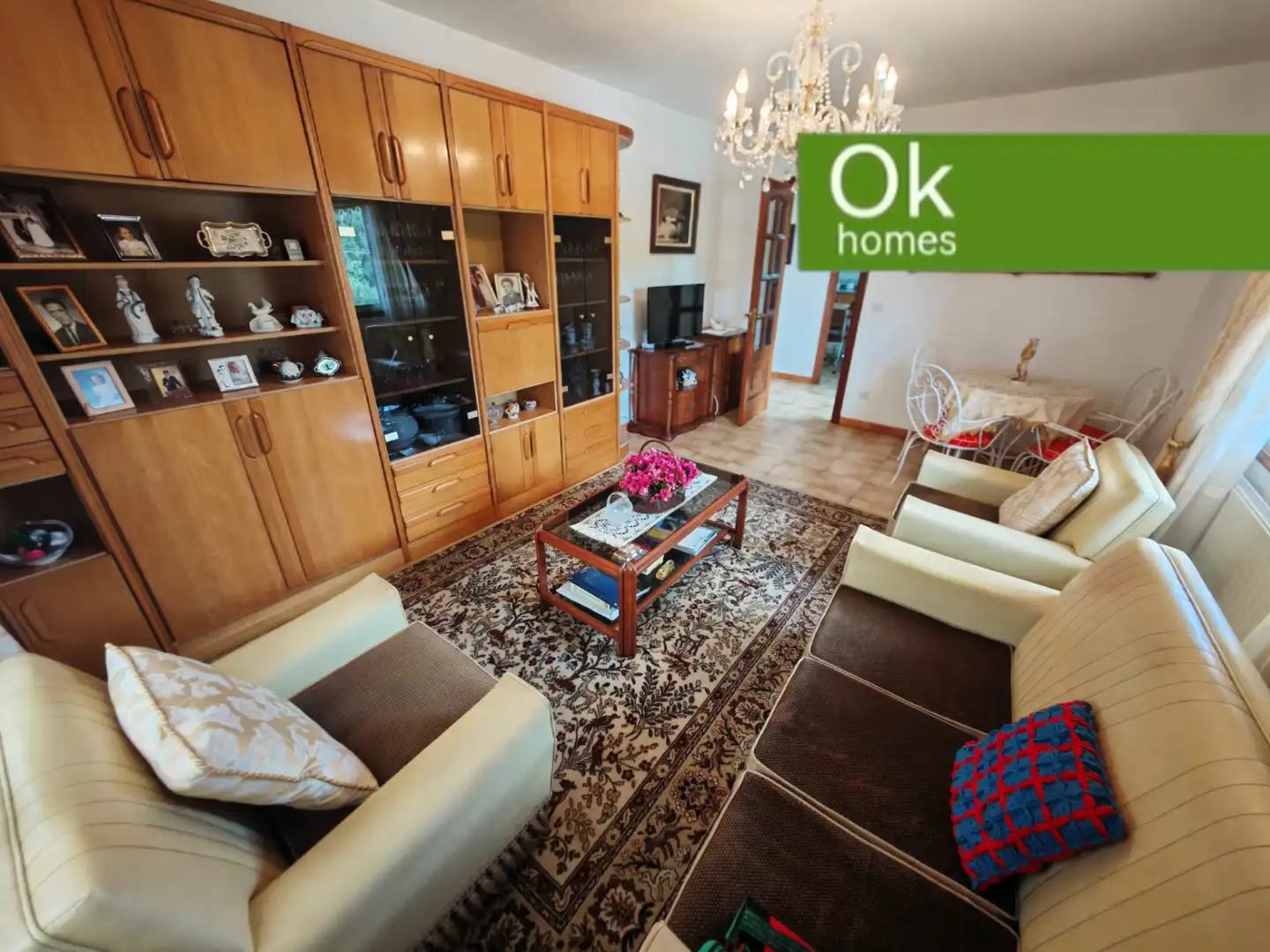 Sala de estar de Casa o chalet en venta en Mesía con Calefacción, Jardín privado y Parquet