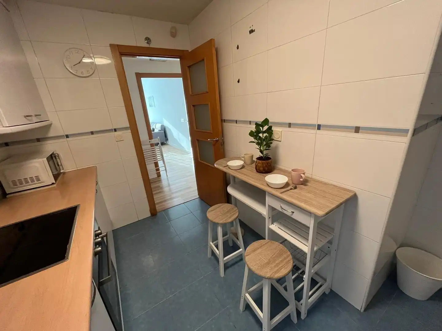 Kitchen of Apartments for rent in Almería  with Air Conditioner, Heating and Furnished