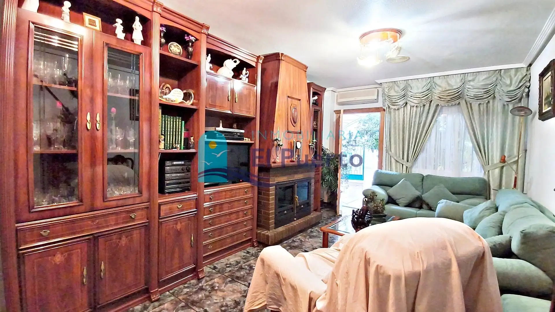 Sala de estar de Dúplex en venta en Mazarrón con Aire acondicionado, Jardín privado y Terraza