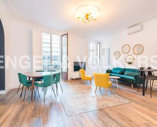 Living room of Apartment to rent in  Barcelona Capital  with Air Conditioner, Heating and Storage room