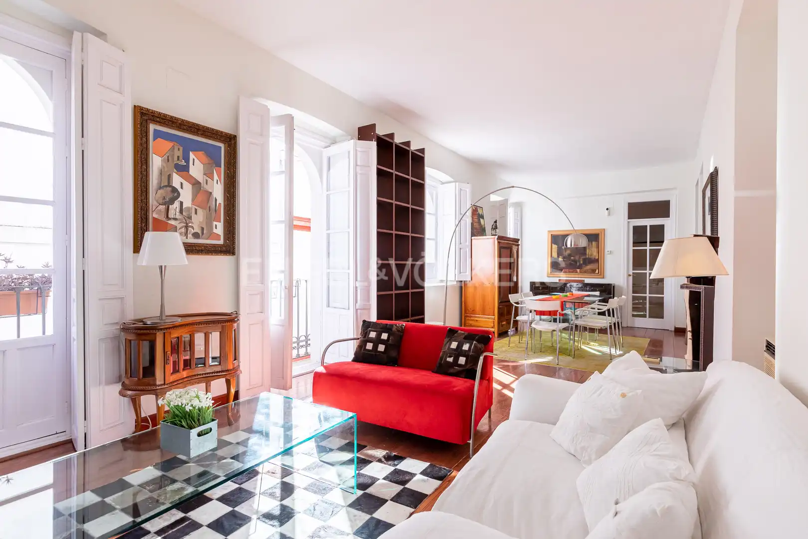 Sala d'estar de Àtic en venda en  Sevilla Capital amb Aire condicionat, Calefacció i Terrassa