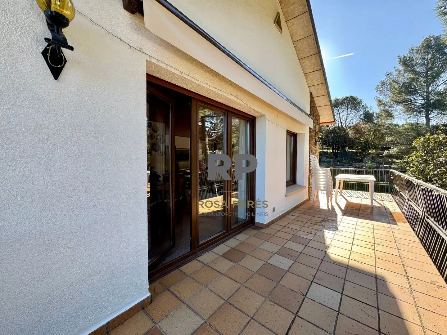 Terrassa de Casa o xalet en venda en Aiguafreda amb Jardí privat, Terrassa i Traster