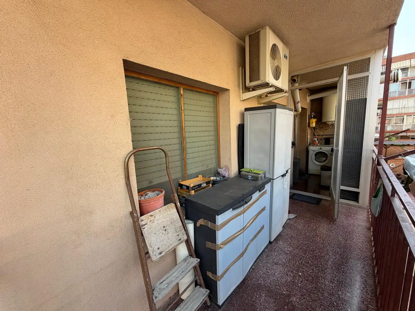 Balcony of Flat for sale in Lleida  with Air Conditioner, Heating and Furnished