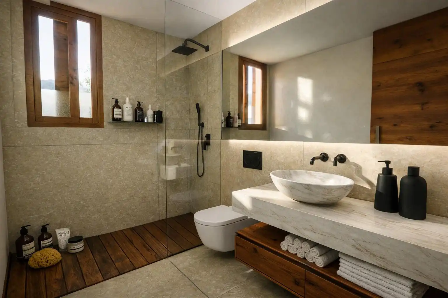 Bathroom of Houses for sale in Torre-Pacheco  with Air Conditioner, Private garden and Terrace